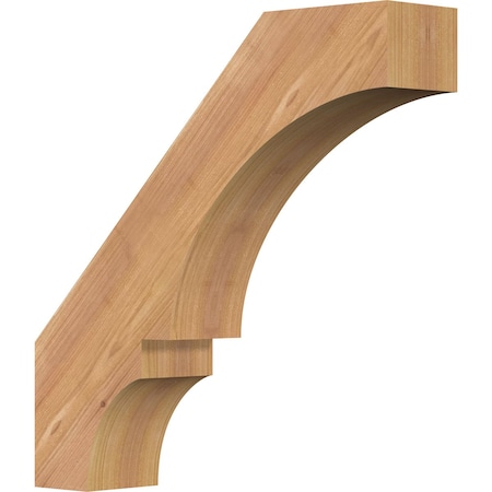 Ekena Millwork 3 1/2"W x 16"D x 16"H Balboa Smooth Knee Brace, Western Red Cedar BRC04X16X16BOA00SWR